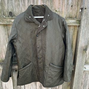Barbour polarquilt quilted jacket sz medium  (large) long
